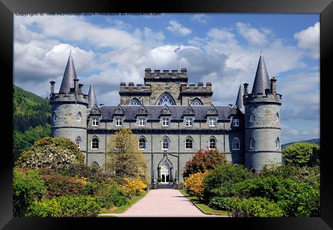 Gothic Inveraray Castle  Framed Print by Tom McPherson