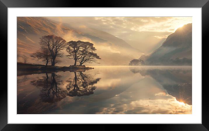 Ullswater Sunrise Framed Mounted Print by Steve Smith