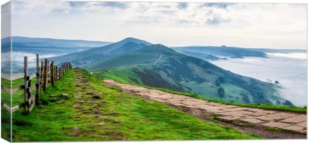Great Ridge Hope Valley Cloud Inversion Canvas Print by Tim Hill