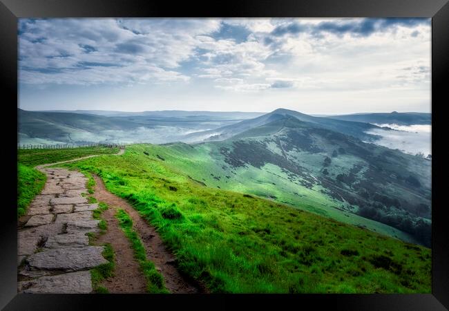 Great Ridge Landscape Framed Print by Tim Hill