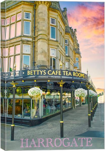 Bettys of Harrogate  Canvas Print by Alison Chambers