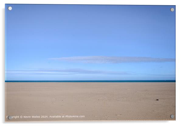 Dunkirque beach Acrylic by Kevin Wailes
