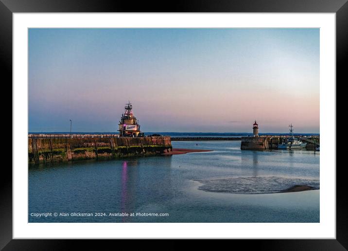 Ramsgate Harbour Sand and Sea Framed Mounted Print by Alan Glicksman