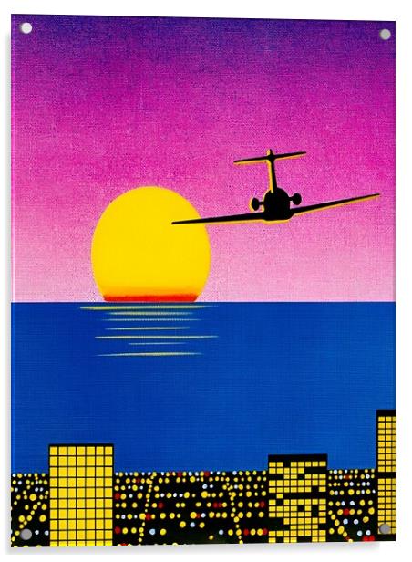 Hiroshi Nagai - Air Plane Acrylic by Welliam Store