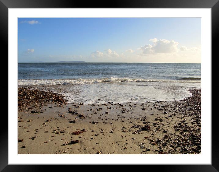 Lifes a Beach Framed Mounted Print by Jane Chivers
