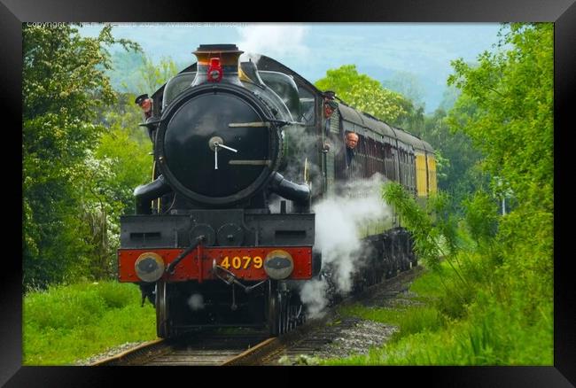 Churnet Valley Railway steam locomotive Framed Print by Mark Chesters