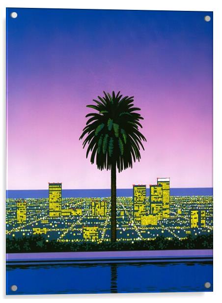 Hiroshi Nagai - Vaporwave Acrylic by Welliam Store