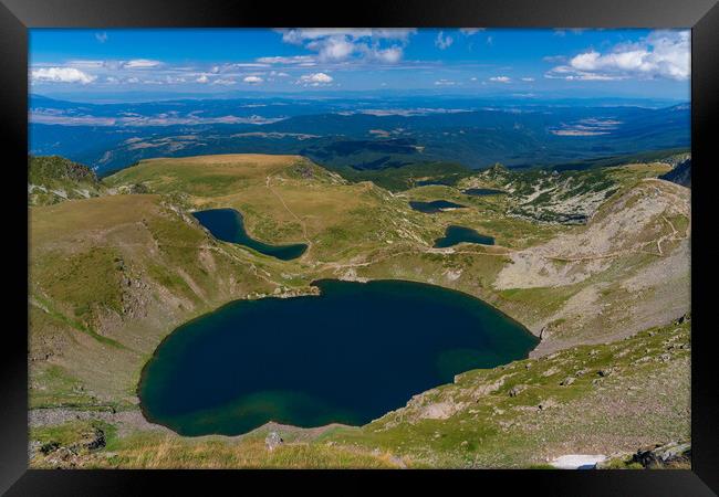 The Seven Rila Lakes in the Rila Mountain, Bulgaria Framed Print by Chun Ju Wu