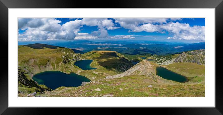 The Seven Rila Lakes in the Rila Mountain, Bulgaria Framed Mounted Print by Chun Ju Wu