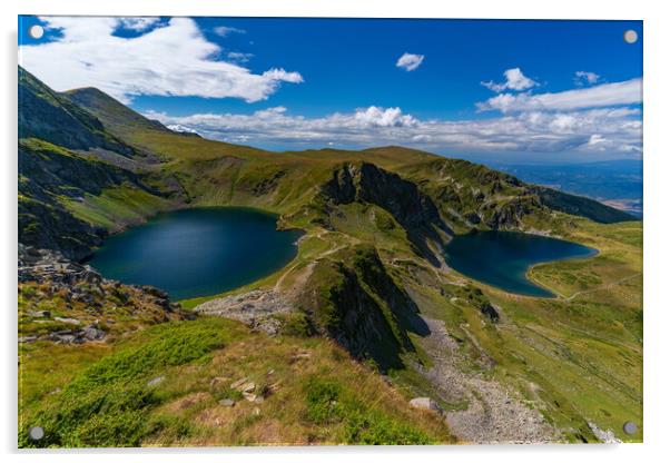 The Seven Rila Lakes in the Rila Mountain, Bulgaria Acrylic by Chun Ju Wu