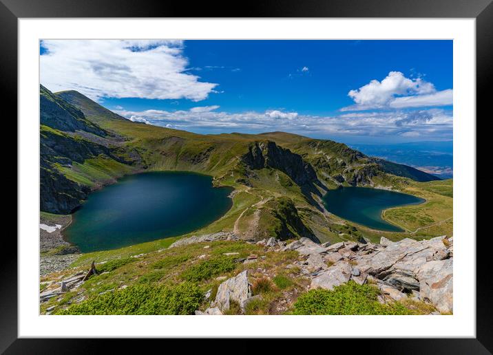 The Seven Rila Lakes in the Rila Mountain, Bulgaria Framed Mounted Print by Chun Ju Wu