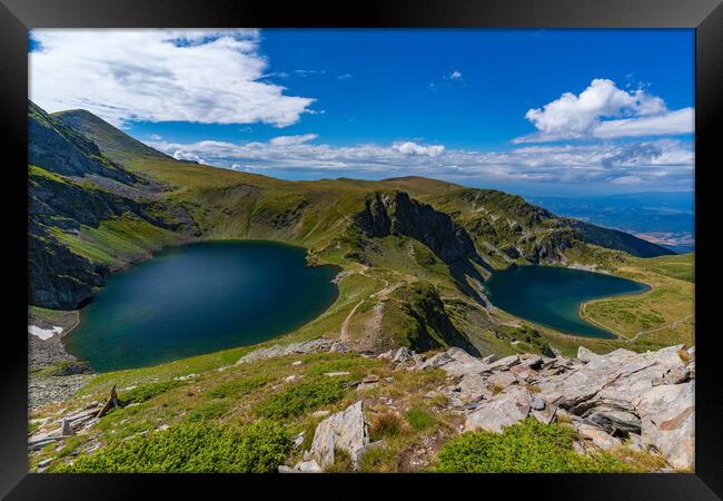 The Seven Rila Lakes in the Rila Mountain, Bulgaria Framed Print by Chun Ju Wu