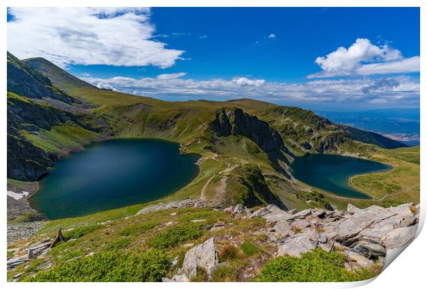 The Seven Rila Lakes in the Rila Mountain, Bulgaria Print by Chun Ju Wu