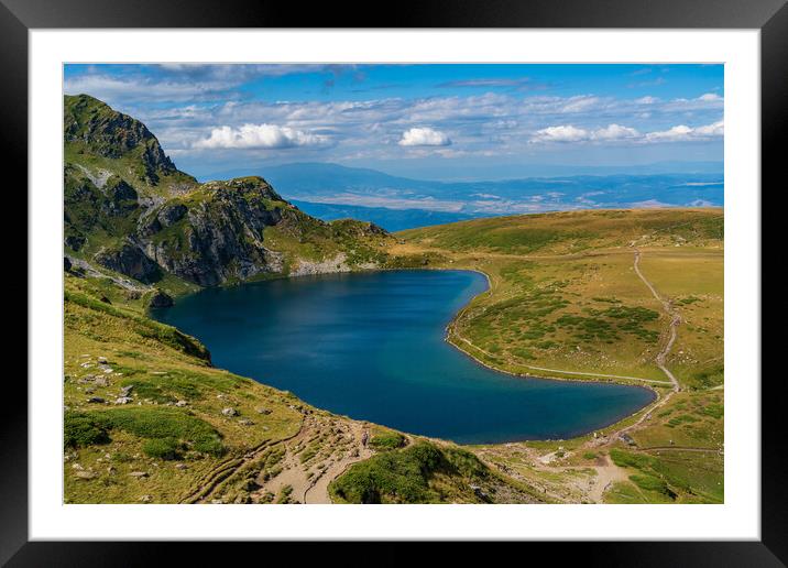 The Seven Rila Lakes in the Rila Mountain, Bulgaria Framed Mounted Print by Chun Ju Wu