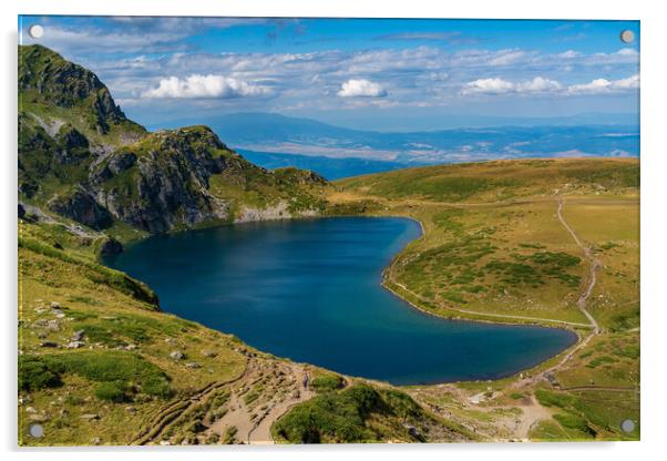 The Seven Rila Lakes in the Rila Mountain, Bulgaria Acrylic by Chun Ju Wu
