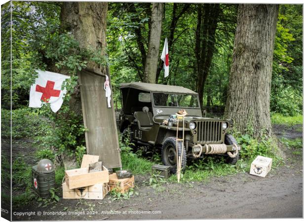 Wartime Medical Point  Canvas Print by Ironbridge Images