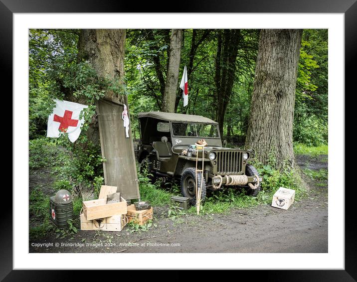 Wartime Medical Point  Framed Mounted Print by Ironbridge Images