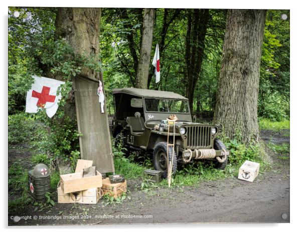 Wartime Medical Point  Acrylic by Ironbridge Images