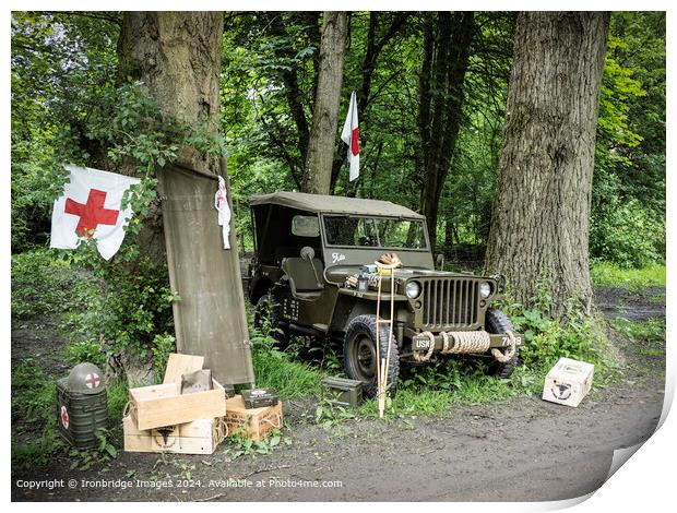 Wartime Medical Point  Print by Ironbridge Images