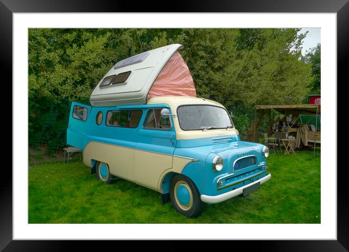 Bedford Dormobile Framed Mounted Print by Alison Chambers