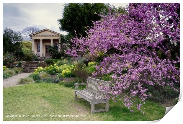 King William's Temple at Kew Gardens Print by Helen Cullens