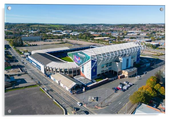 Elland Road Stadium Acrylic by Apollo Aerial Photography