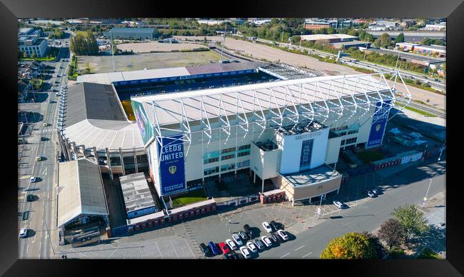 Elland Road Leeds Architecture Framed Print by Apollo Aerial Photography