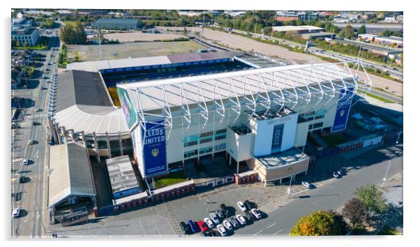 Elland Road Leeds Architecture Acrylic by Apollo Aerial Photography