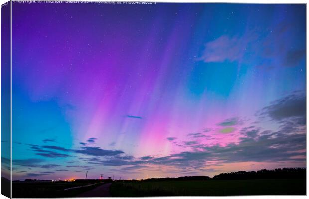 Findhorn Beach Solar Storm Canvas Print by @findhornbeach 