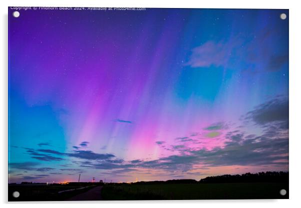 Findhorn Beach Solar Storm Acrylic by @findhornbeach 