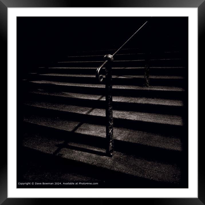 Steps to Advocate's Close Framed Mounted Print by Dave Bowman