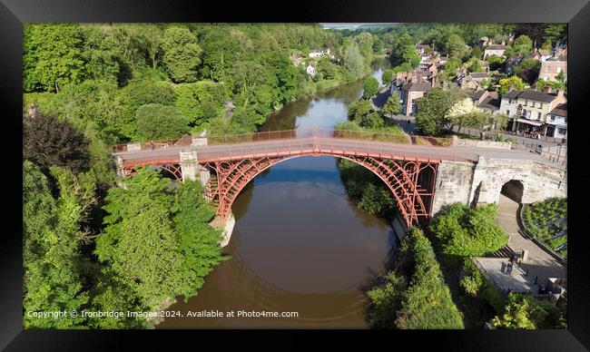 Reflections and shadows Framed Print by Ironbridge Images