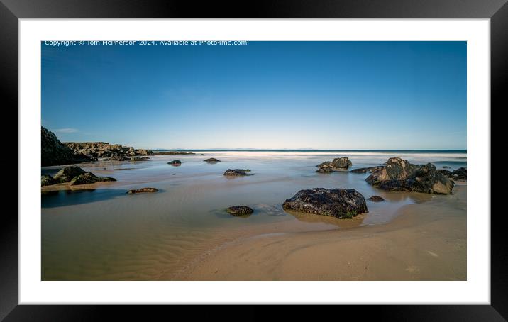 Rocky Shore Pools Seascape Framed Mounted Print by Tom McPherson