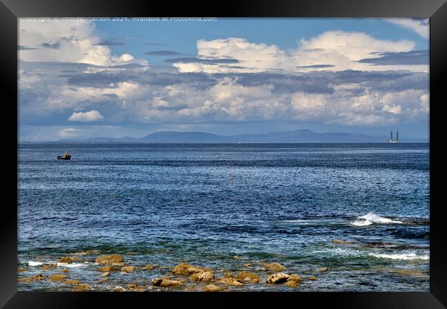 Moray Firth Nautical Serenity Framed Print by Tom McPherson