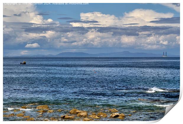 Moray Firth Nautical Serenity Print by Tom McPherson