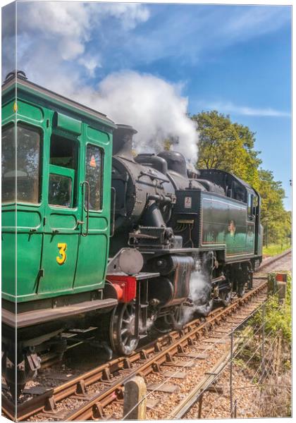 Steam Train Travel Adventure Canvas Print by James Marsden