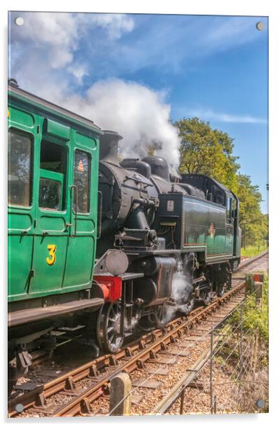 Steam Train Travel Adventure Acrylic by James Marsden