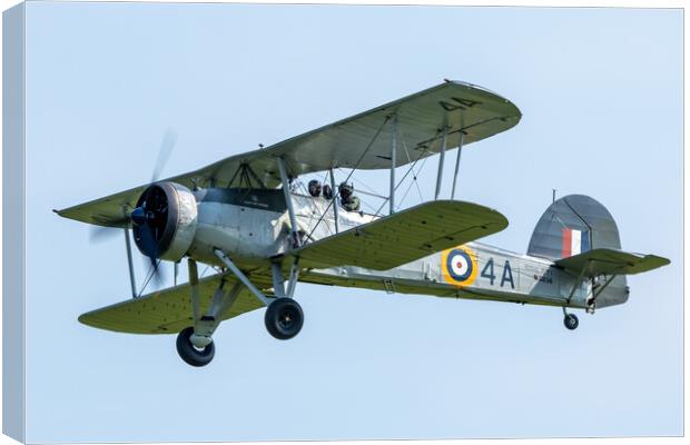 Fairey Swordfish Canvas Print by J Biggadike