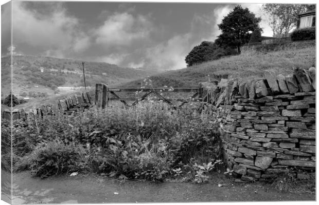 Scenes of Yorkshire - Abandoned Field Gate Canvas Print by Glen Allen