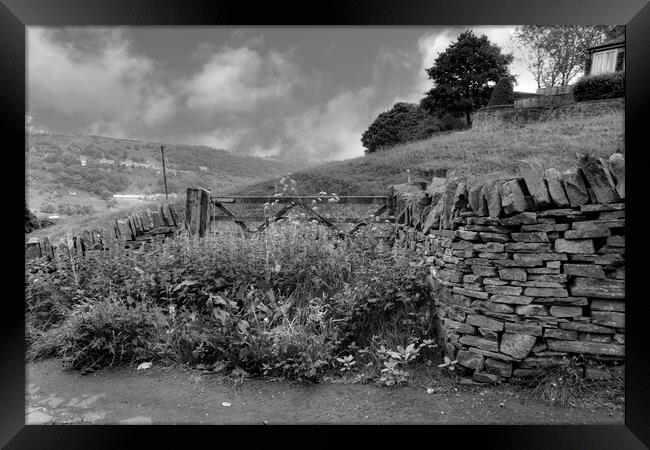 Scenes of Yorkshire - Abandoned Field Gate Framed Print by Glen Allen