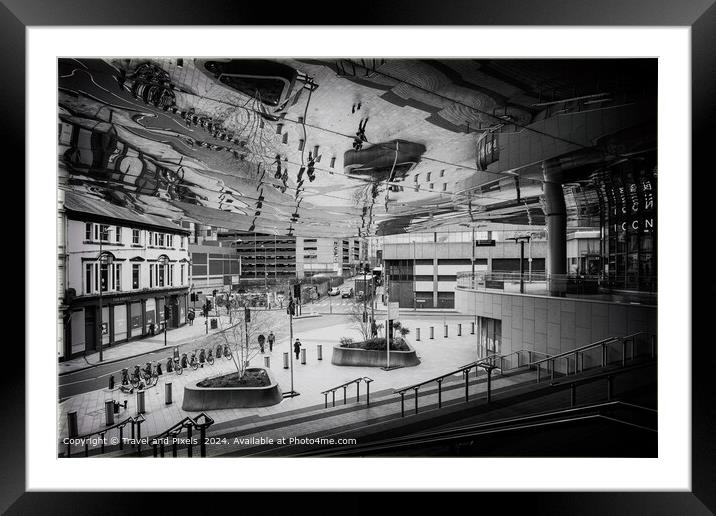 New Street Station exterior architecture Framed Mounted Print by Travel and Pixels 