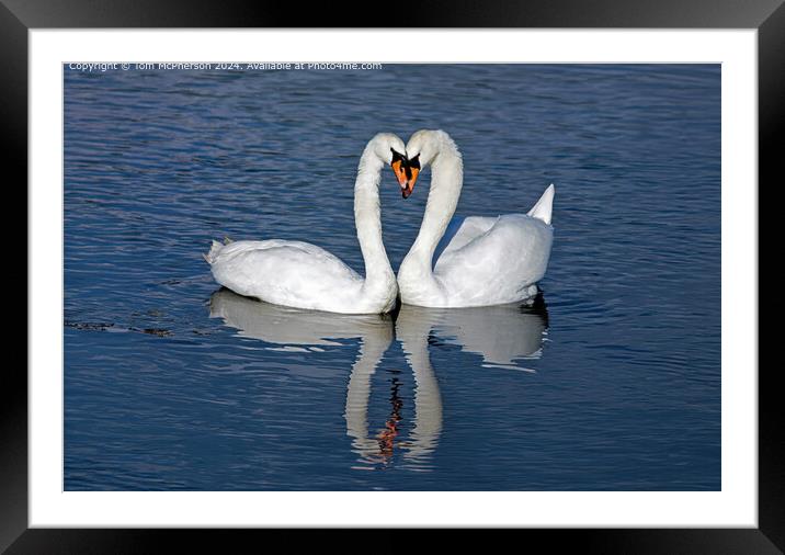 Love Hearts Framed Mounted Print by Tom McPherson