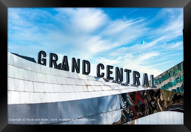 Grand Central Birmingham Framed Print by Travel and Pixels 