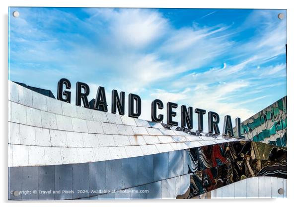 Grand Central Birmingham Acrylic by Travel and Pixels 