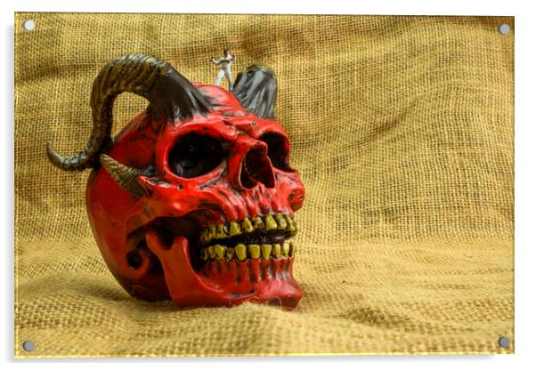 You're The Devil In Disguise Acrylic by Steve Purnell