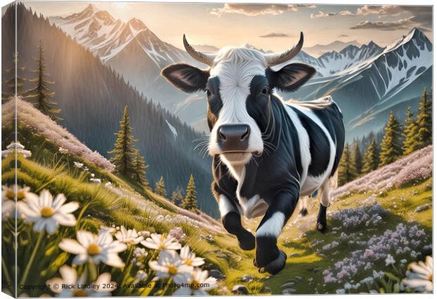 Sound of Mooosic Canvas Print by Rick Lindley
