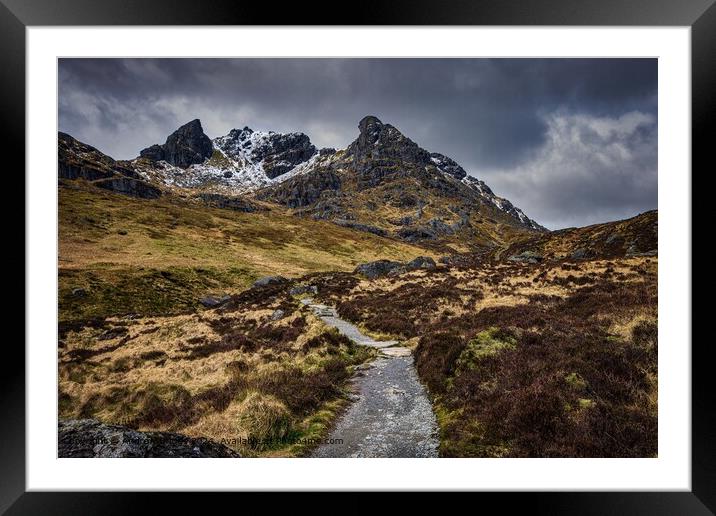 Ben Arthur, also known as The Cobbler, a mountain  Framed Mounted Print by Andrew Briggs
