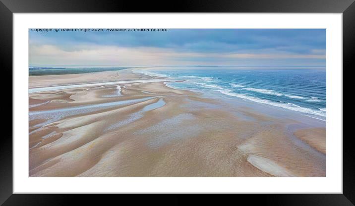 Budle Bay Framed Mounted Print by David Pringle