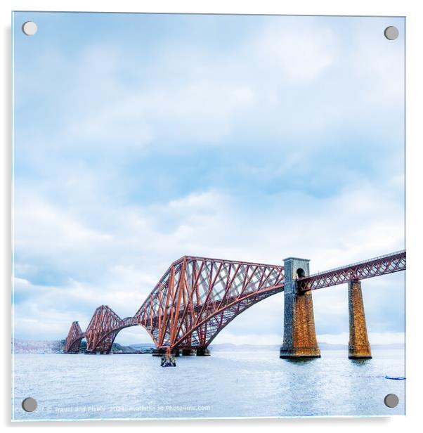 Forth Rail Bridge Acrylic by Travel and Pixels 