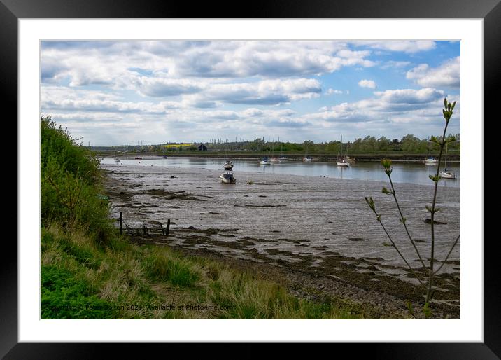 River Crouch at Hullbridge, Essex Framed Mounted Print by Peter Bolton